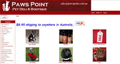 Desktop Screenshot of pawspoint.com.au
